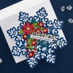 Snowflake Card Creator Etched Dies From The Bibi's Snowflakes Collection By Bibi Cameron -Woodland Scenics Shop S7 236 SDS 185 2