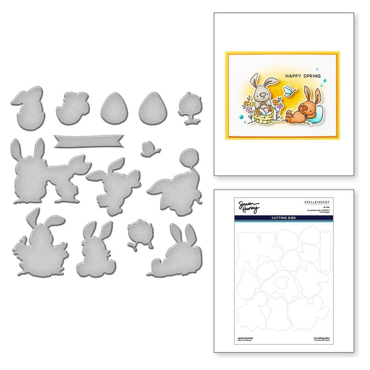 Easter Bunnies Stamp And Die Bundle By Simon Hurley 17 Easter Bunnies Stamp And Die Bundle By Simon Hurley - Image 17