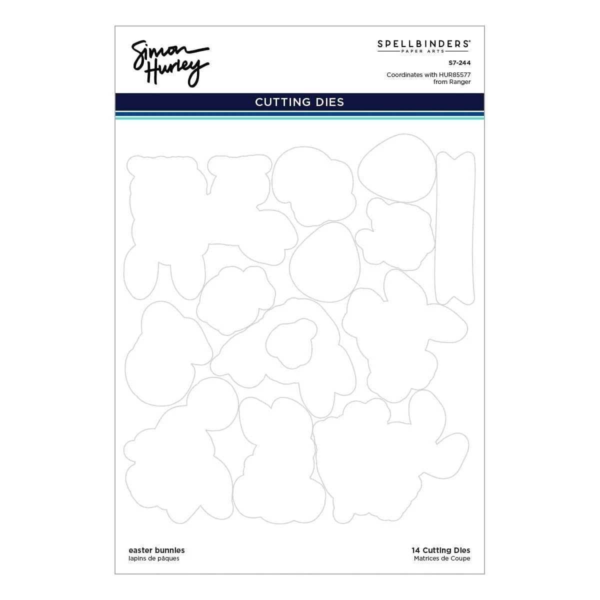 Easter Bunnies Stamp And Die Bundle By Simon Hurley 19 Easter Bunnies Stamp And Die Bundle By Simon Hurley - Image 19