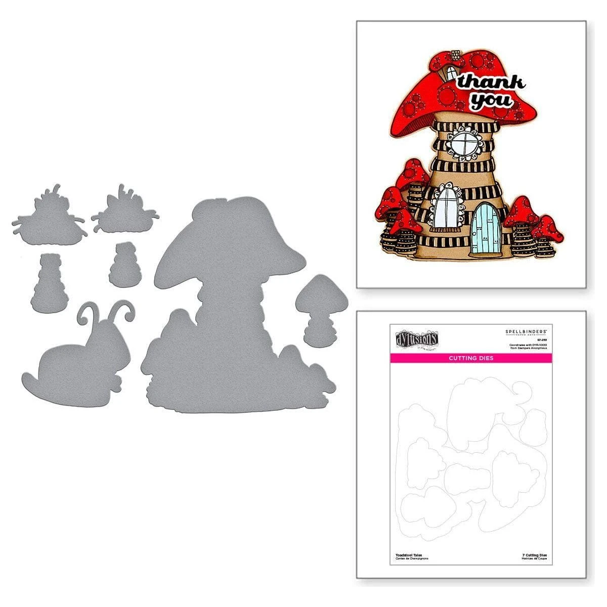 Toadstool Tales Stamp And Die Bundle By Dyan Reaveley 9 Toadstool Tales Stamp And Die Bundle By Dyan Reaveley - Image 9