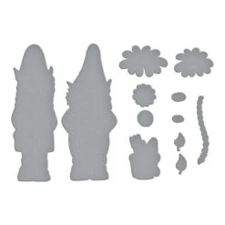 Gnome Sweet Gnome Stamp And Die Bundle By Dyan Reaveley -Woodland Scenics Shop S7 254 Dyan Reaveley Coordinating Dies Gnome Sweet Gnome Color