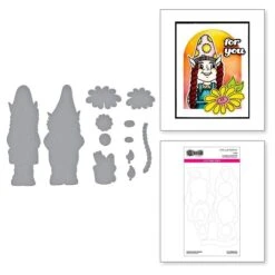 Gnome Sweet Gnome Stamp And Die Bundle By Dyan Reaveley -Woodland Scenics Shop S7 254 Dyan Reaveley Coordinating Dies Gnome Sweet Gnome Combo