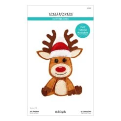 Felt Reindeer Etched Dies From The Felt Stitch & Create Collection By Nichol Spohr -Woodland Scenics Shop S7 259 Felt Stitch and Create Nichol Spohr Felt Reindeer Pac