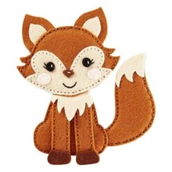 Felt Forest Fox Etched Dies From The Felt Stitch & Create Collection By Nichol Spohr -Woodland Scenics Shop S7 260 Felt Stitch and Create Nichol Spohr Felt Forest Fox Project 1