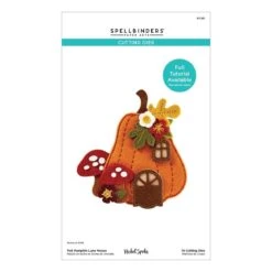 Felt Pumpkin Lane House Etched Dies From The Felt Stitch & Create Collection By Nichol Spohr -Woodland Scenics Shop S7 261 Felt Stitch and Create Nichol Spohr Felt Pumpkin Lane House Pac