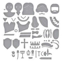 Reversible Royal Court Etched Dies From The Jack Of All Trades Collection By Jaycee Gaspar -Woodland Scenics Shop S7 266 Jack of All Trades Jaycee Gaspar Reversible Royal Court Color