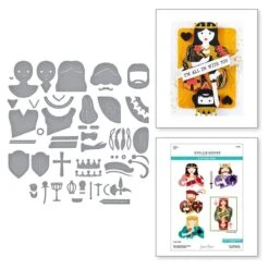 Reversible Royal Court Etched Dies From The Jack Of All Trades Collection By Jaycee Gaspar