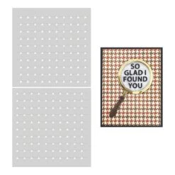 Hero Arts Houndstooth Layering Stencils From The Case Closed Collection