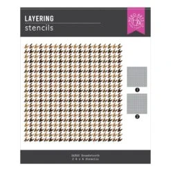 Hero Arts Houndstooth Layering Stencils From The Case Closed Collection -Woodland Scenics Shop SA302 pkg a00a3702 d79b 4167 aa56 637bc1dd5cfd