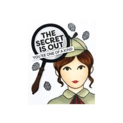 Hero Arts It's No Mystery Stamp & Cut Set From The Case Closed Collection -Woodland Scenics Shop SB508 Project