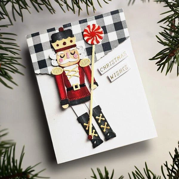 Dancin' Nutcracker Fritz Etched Dies From The Dancin' Christmas Friends Collection 2 Dancin' Nutcracker Fritz Etched Dies From The Dancin' Christmas Friends Collection - Image 2