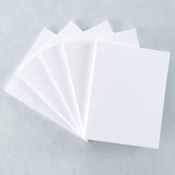 A2 White Card Bases - Side Fold - 25 Pack
