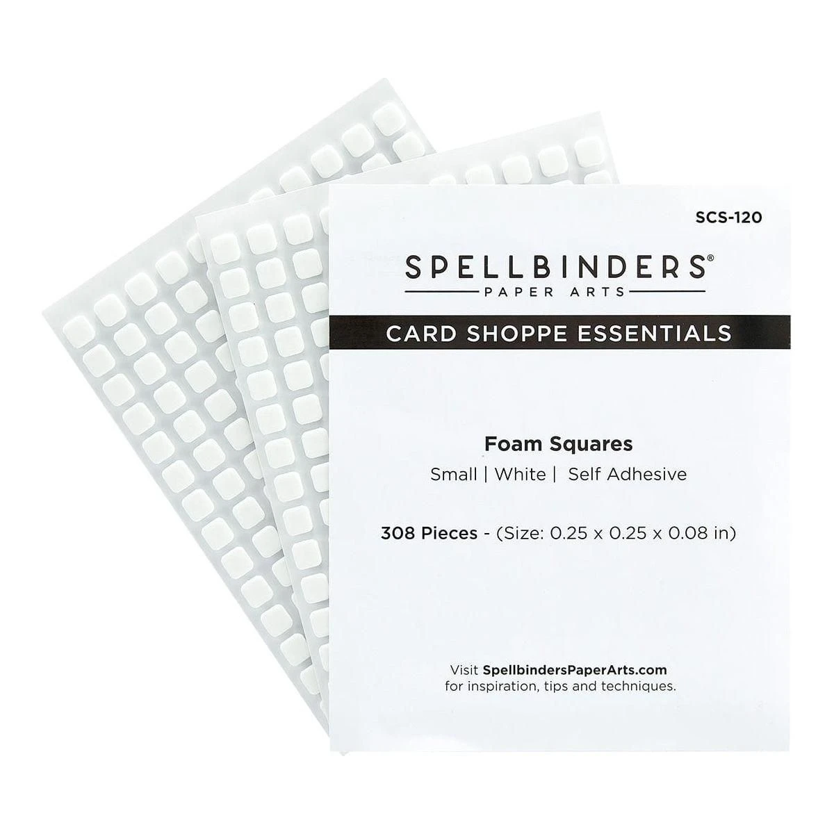 White Foam Adhesive Squares - Small 1/4 IN 1 White Foam Adhesive Squares - Small 1/4 IN