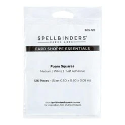 White Foam Adhesive Squares Medium 1/2 IN 5 White Foam Adhesive Squares Medium 1/2 IN -Woodland Scenics Shop SCS 121 Medium Foam Squares Pac