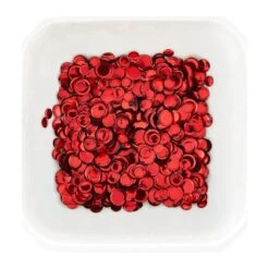 Scarlet Smooth Discs Color Essentials Sequins