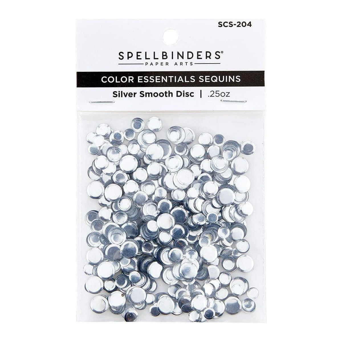 Silver Smooth Discs Color Essentials Sequins 2 Silver Smooth Discs Color Essentials Sequins - Image 2