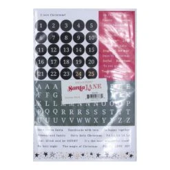 Santa Lane Sticker Pack From Santa Lane Collection -Woodland Scenics Shop SCS 231 Santa Lane Christmas Kit Sticker Pack Pac