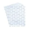 White Liner Sheets - 8.5" X 11" - 4 Pack