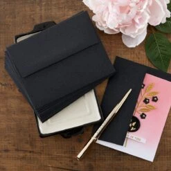 Black Wax Beads From The Sealed By Spellbinders Collection -Woodland Scenics Shop SCS 249 A2 Brushed Black Envelopes Product 2 163609f9 ef5e 4675 8658 37c6f14075c3