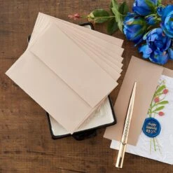 Royal Blue Wax Beads From The Sealed By Spellbinders Collection -Woodland Scenics Shop SCS 250 A2 Brushed Rose Gold Envelopes Product 2 4a551bda 8e14 489b 86d7 fead69644875