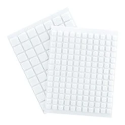 White Foam Adhesive Squares Mix - 1MM