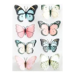 Dimensional Butterfly Stickers From The Floral Friendship Collection