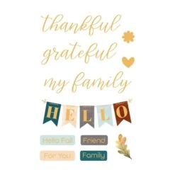 Autumn Chipboard Stickers From The Serenade Of Autumn Collection