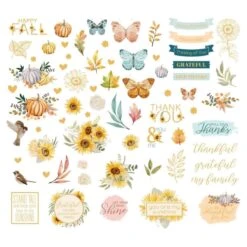 Serenade Of Autumn Printed Die Cuts From The Serenade Of Autumn Collection