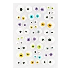 Monster Eyes Enamel Stickers From The Monster Birthday Collection -Woodland Scenics Shop SCS 322 Monster Eyes Product