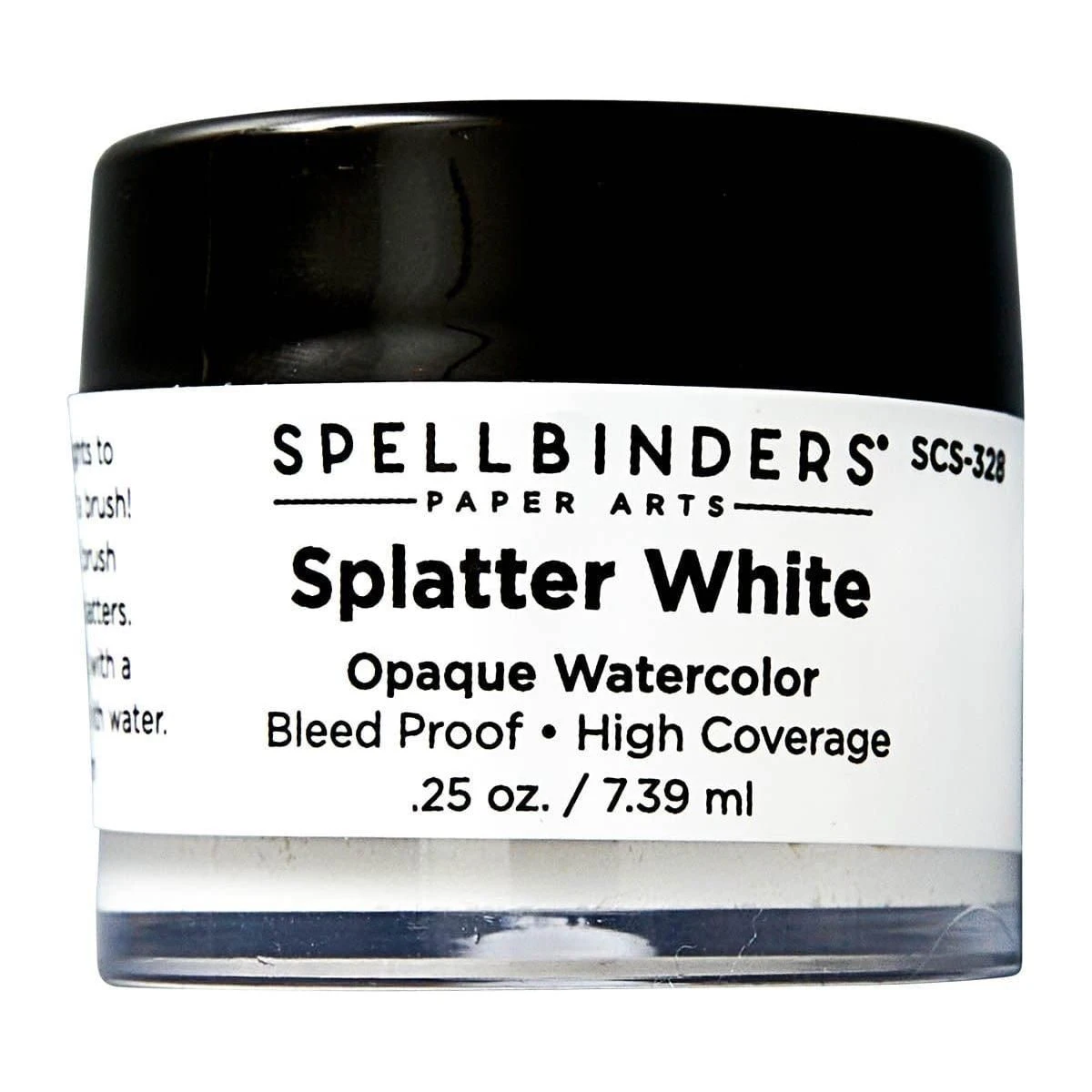 Splatter White Opaque Watercolor 1 Splatter White Opaque Watercolor