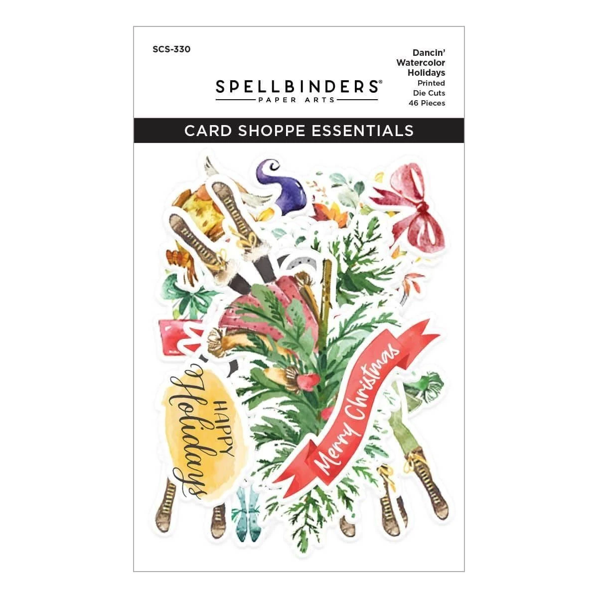 Dancin' Watercolor Holidays Printed Die Cuts From The Dancin' Watercolor Collection 6 Dancin' Watercolor Holidays Printed Die Cuts From The Dancin' Watercolor Collection - Image 6