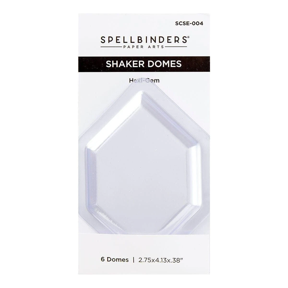 Hexi-Gem Shaker Dome - 6 Pack 1 Hexi-Gem Shaker Dome - 6 Pack