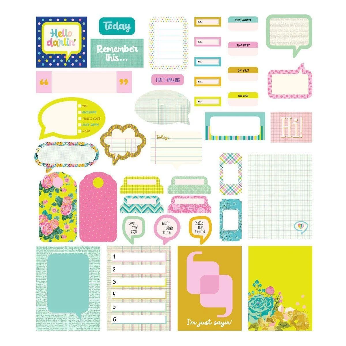 Just Sayin' Writable Die Cuts From The Just Sayin' Collection By Kelly Bangs 3 Just Sayin' Writable Die Cuts From The Just Sayin' Collection By Kelly Bangs - Image 3