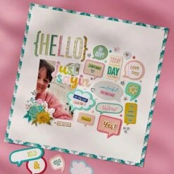 Just Sayin' Embellishment Bundle From The Just Sayin' Collection By Kelly Bangs -Woodland Scenics Shop SCSE 012 Just Sayin Kelly Bangs Just Sayin Chipboard Adhesive Die Cuts Project 8a5632f2 b954 424a 8595 aa415e93979c