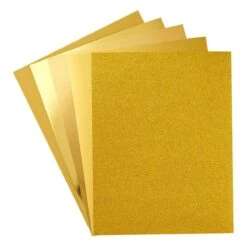 Gold Assortment Treasured Cardstock8 1/2" X 11 -15 Pack -Woodland Scenics Shop SCSP 001 Treasured Cardstock Gold Assorted Pack Product