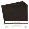 Black Chipboard Sheets - 12 X 12" From The Storytelling By Spellbinders Collection
