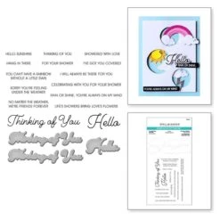 I've Got You Covered Clear Stamp & Die Set From The Showered With Love Collection By Vicky Papaioannou