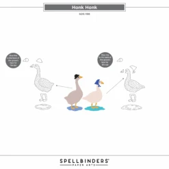 Honk Honk Clear Stamp & Die Set From The On The Farm Collection -Woodland Scenics Shop SDS 198HonkHonk AssemblyGuide