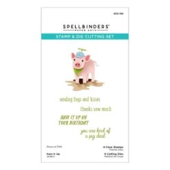 Ham It Up Clear Stamp & Die Set From The On The Farm Collection -Woodland Scenics Shop SDS 199 On the Farm Ham It Up Pac