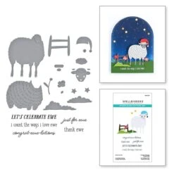 Counting Sheep Clear Stamp & Die Set From The On The Farm Collection