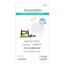 Counting Sheep Clear Stamp & Die Set From The On The Farm Collection -Woodland Scenics Shop SDS 200 On the Farm Counting Sheep Pac
