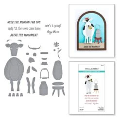 Hay There Clear Stamp & Die Set From The On The Farm Collection