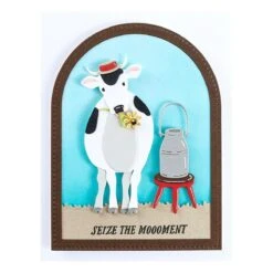 Hay There Clear Stamp & Die Set From The On The Farm Collection -Woodland Scenics Shop SDS 201 On the Farm Hay There Project 1