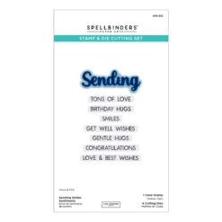 Sending Smiles Sentiments Clear Stamp & Die Set From The Wildflowers Collection By Lisa Horton 11 Sending Smiles Sentiments Clear Stamp & Die Set From The Wildflowers Collection By Lisa Horton -Woodland Scenics Shop SDS 202 Wildflowers Lisa Horton Sending Smiles Sentiments Pac