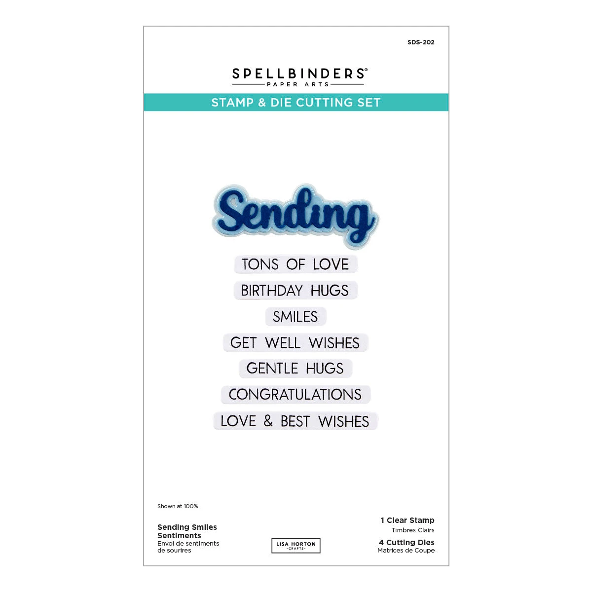 Sending Smiles Sentiments Clear Stamp & Die Set From The Wildflowers Collection By Lisa Horton 6 Sending Smiles Sentiments Clear Stamp & Die Set From The Wildflowers Collection By Lisa Horton - Image 6