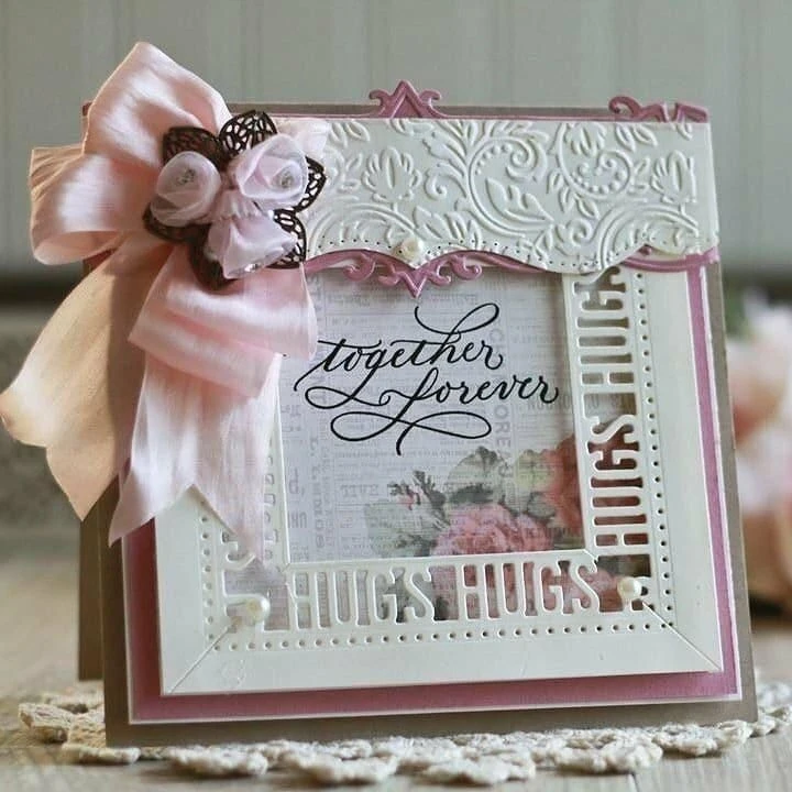 Em-bossing Fold'ers Floral 4.25 X 5.5 In Single Sided 2 Em-bossing Fold'ers Floral 4.25 X 5.5 In Single Sided - Image 2