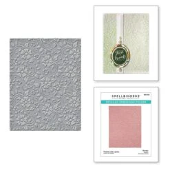 Em-bossing Fold'ers Flowers & Leaves 4.25 X 5.5 In Single Sided