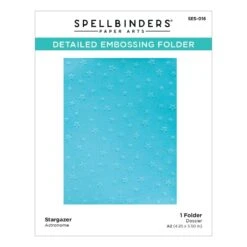 Stargazer Embossing Folder From Celestial Zodiacs Collection -Woodland Scenics Shop SES 016 Stargazer Pac REV111721 65532.1638387681.1280.1280