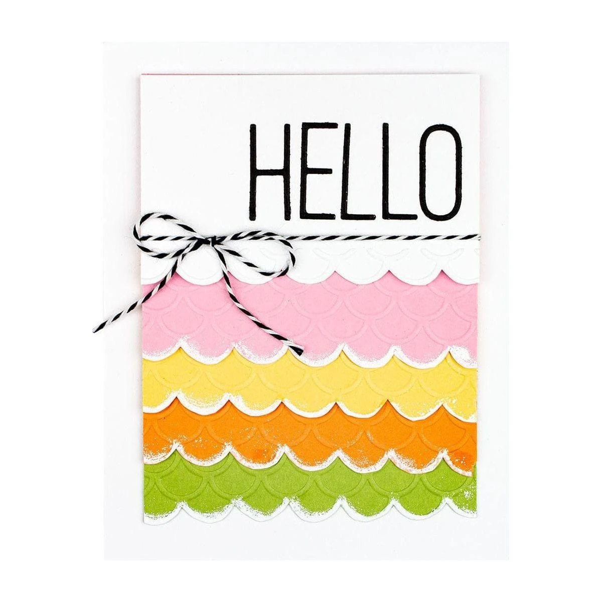 Scallops Embossing Folder 3 Scallops Embossing Folder - Image 3