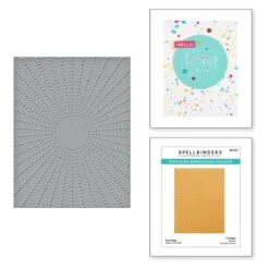 Sun Rays Embossing Folder